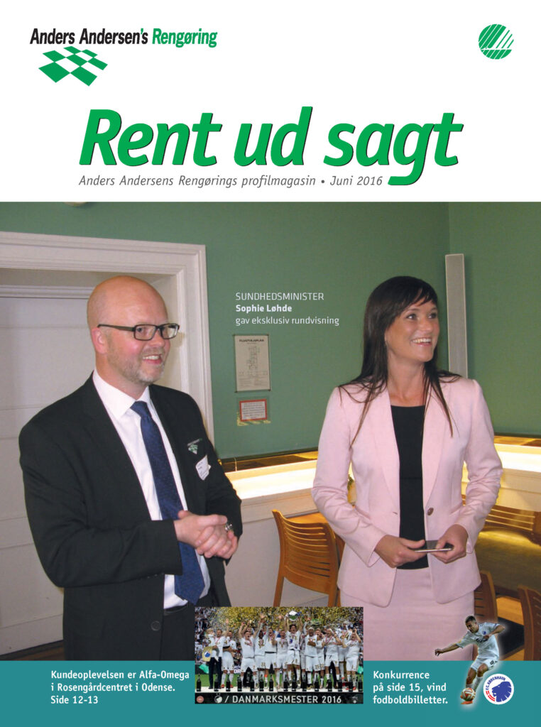 Forsiden af Rent ud sagt for juni 2016