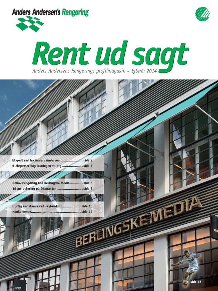 Forsiden af Rent ud sagt for efteråret 2014